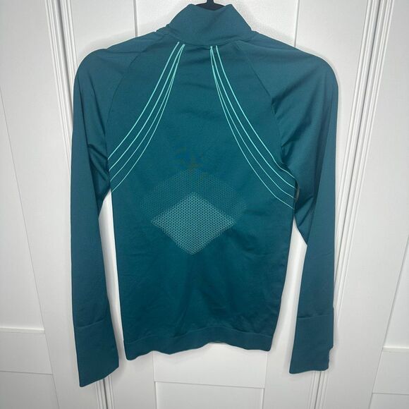 Gymshark Women Small Sportswear Fit Long Sleeve Apex Teal (v1) - Picture 7 of 11